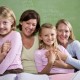 Teachers and students in classroom