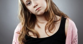 Unhappy girl