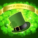 St Patricks Day Leprechaun Hat Banner Shamrock St Patricks Day Leprechaun Hat Banner Shamrock
